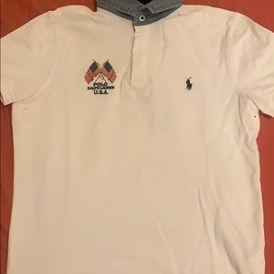 *POLO* Ralph Lauren white polo shirt